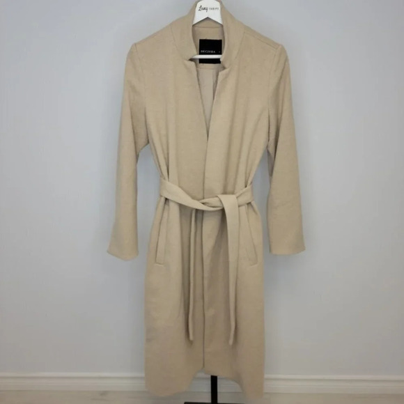 Decjuba  Australia Long Tie Waist Jacket - Picture 1 of 9